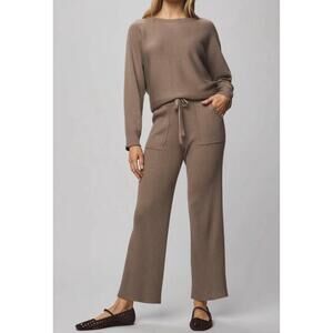 NEW SPLENDID women's georgie rib pant in brown